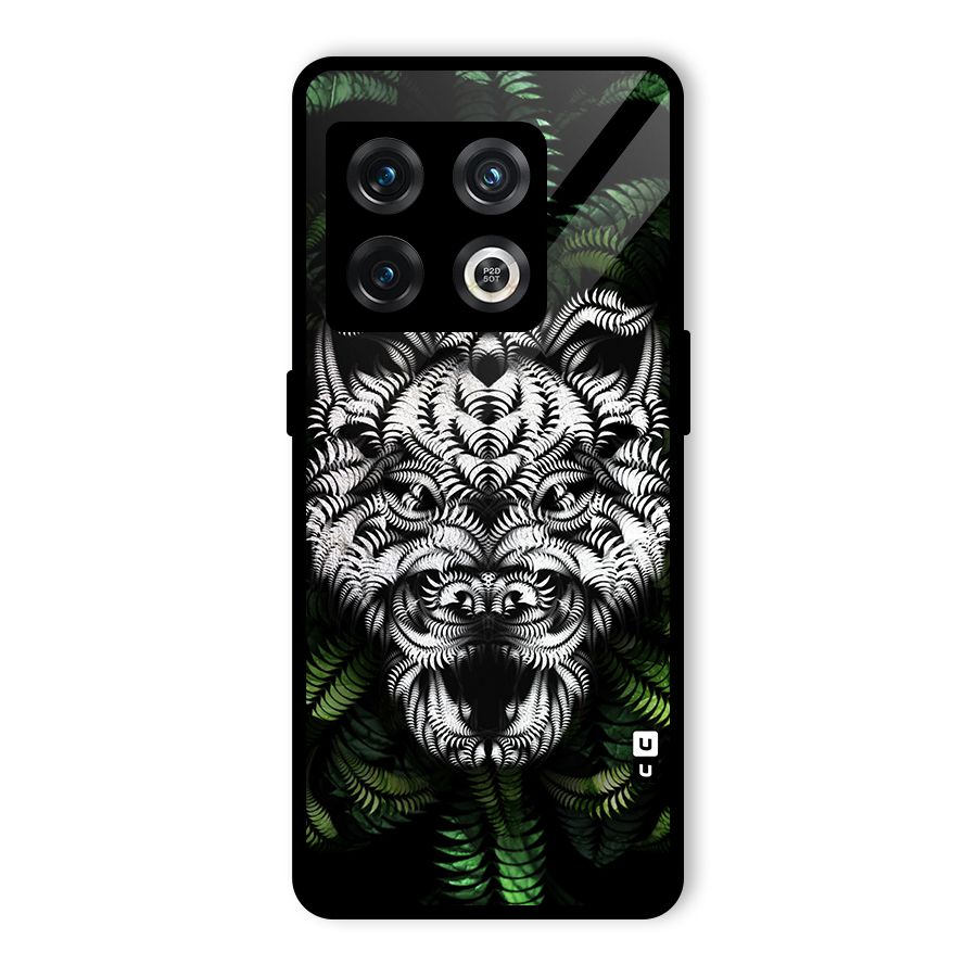 Aztec Art Tiger Glass Back Case for OnePlus 10 Pro 5G