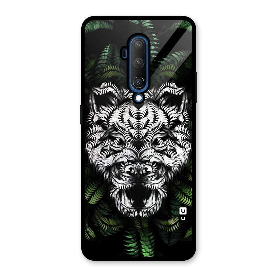 Aztec Art Tiger Glass Back Case for OnePlus 7T Pro