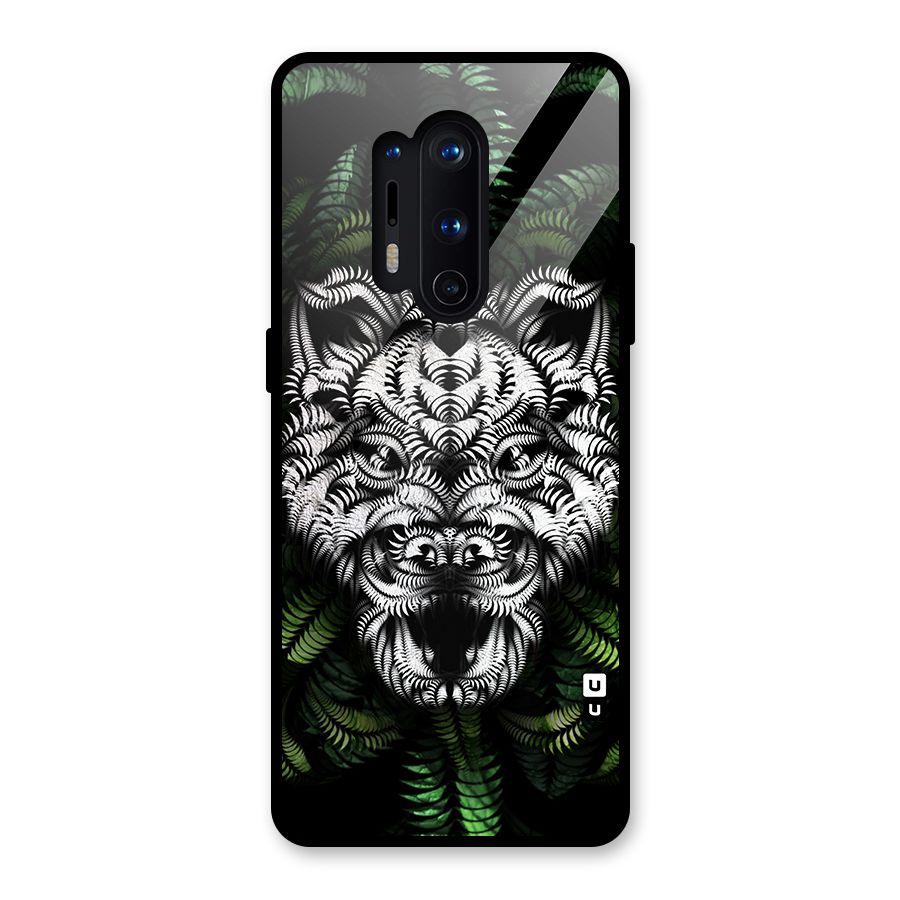 Aztec Art Tiger Glass Back Case for OnePlus 8 Pro