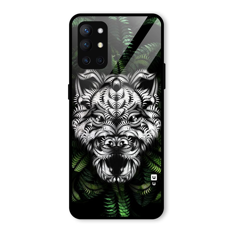 Aztec Art Tiger Glass Back Case for OnePlus 9R