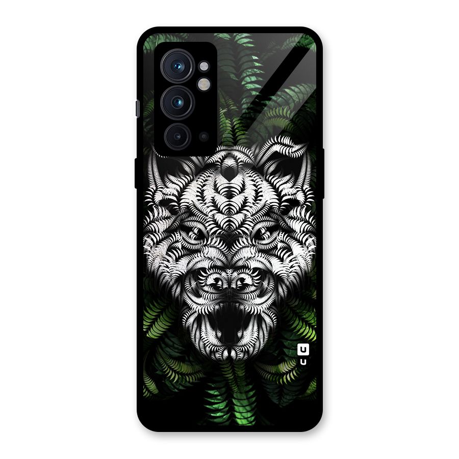 Aztec Art Tiger Glass Back Case for OnePlus 9RT 5G