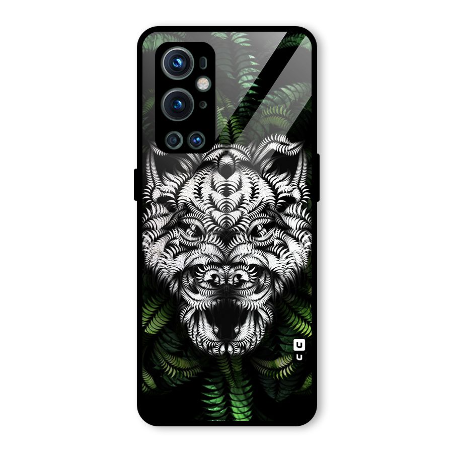 Aztec Art Tiger Glass Back Case for OnePlus 9 Pro