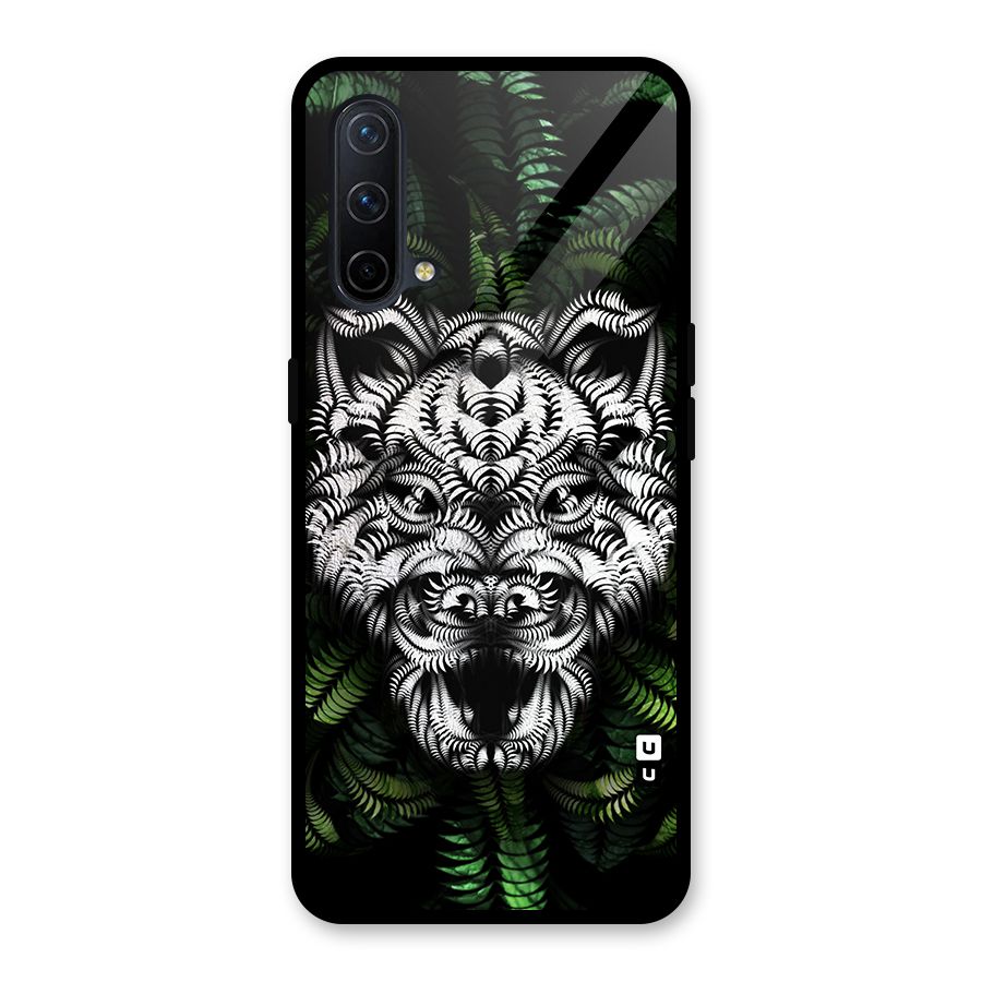 Aztec Art Tiger Glass Back Case for OnePlus Nord CE 5G
