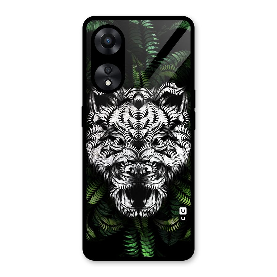 Aztec Art Tiger Glass Back Case for Oppo A78