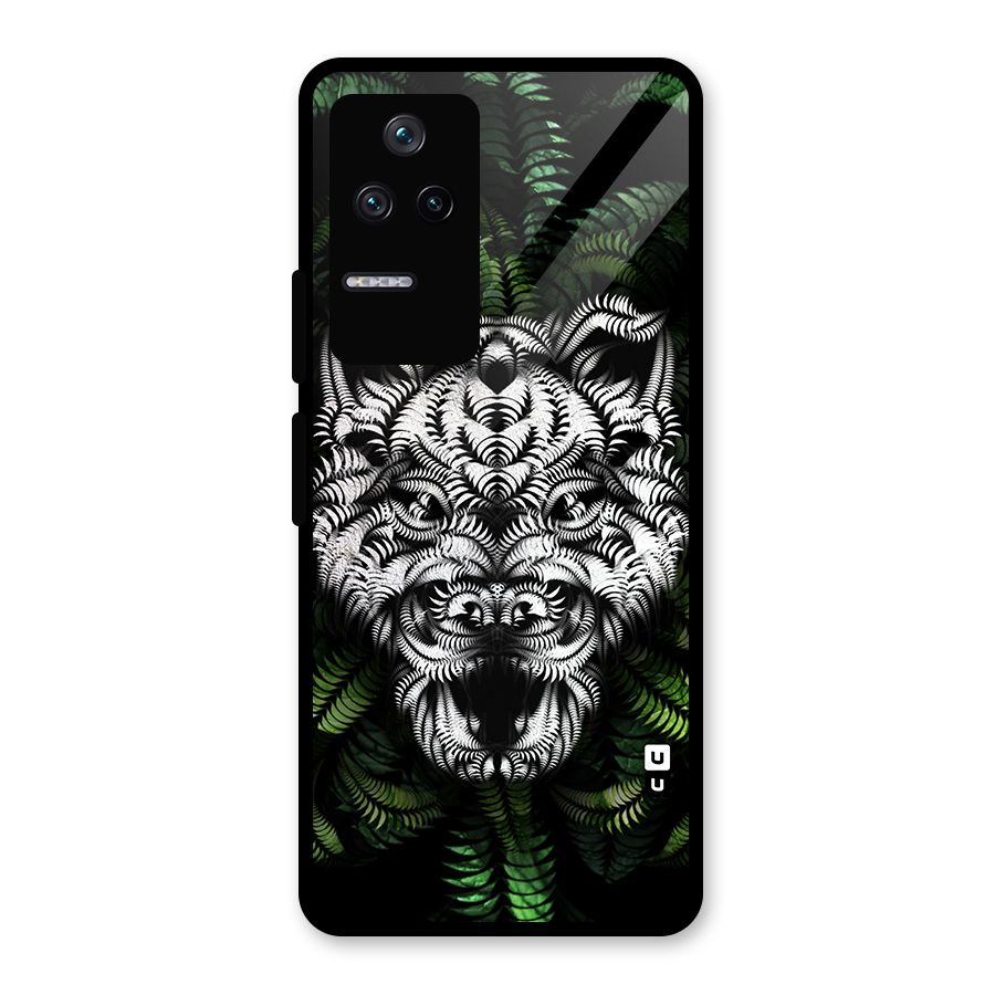 Aztec Art Tiger Glass Back Case for Poco F4 5G