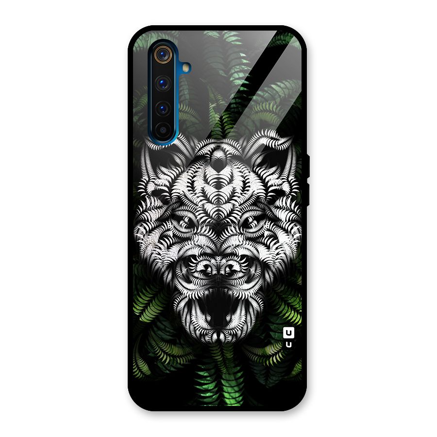 Aztec Art Tiger Glass Back Case for Realme 6 Pro