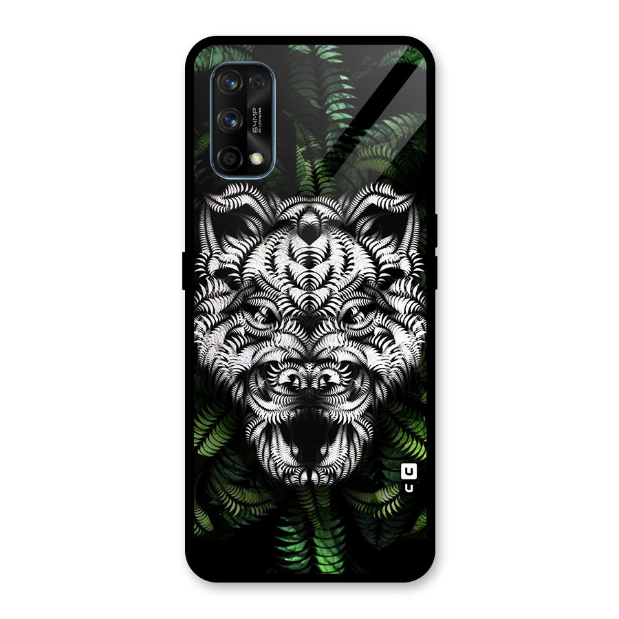 Aztec Art Tiger Glass Back Case for Realme 7 Pro