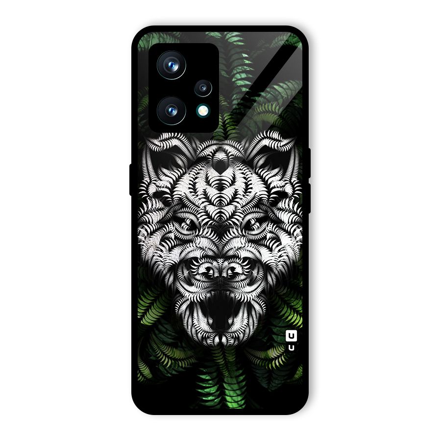 Aztec Art Tiger Glass Back Case for Realme 9 Pro Plus 5G