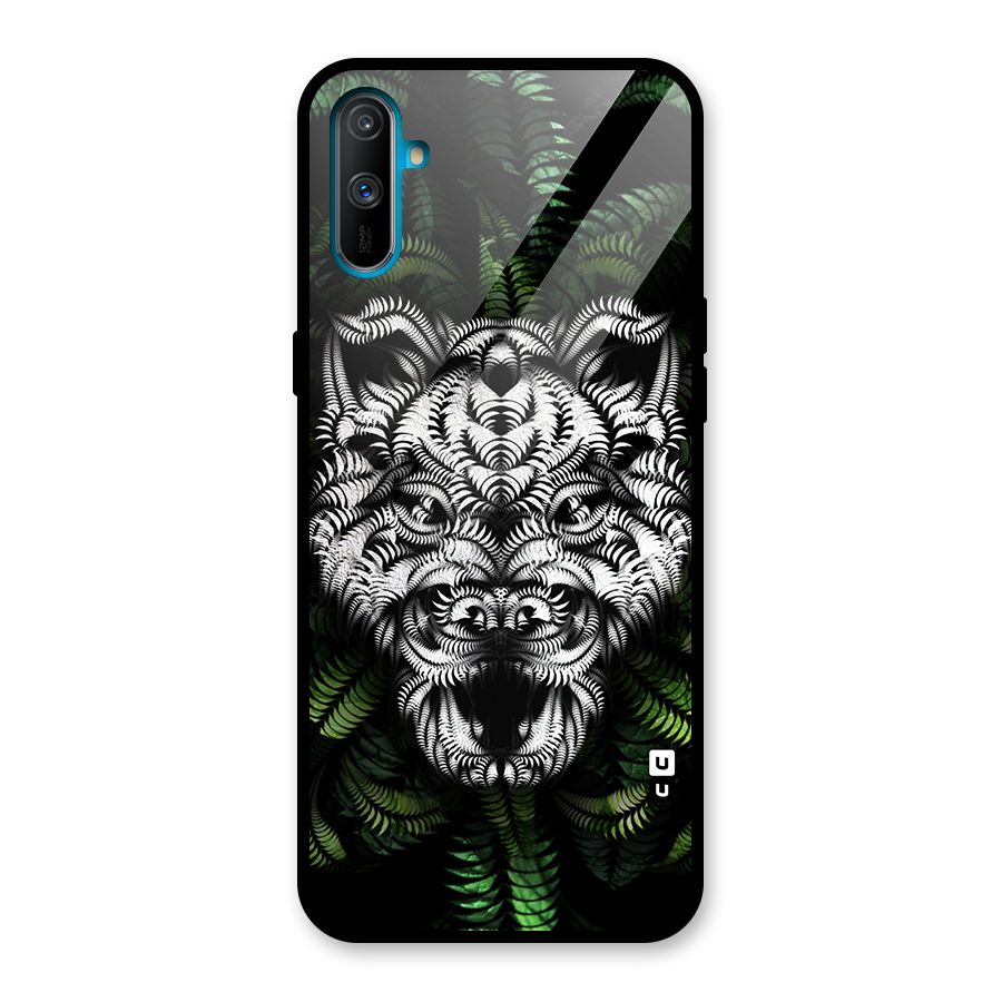 Aztec Art Tiger Glass Back Case for Realme C3