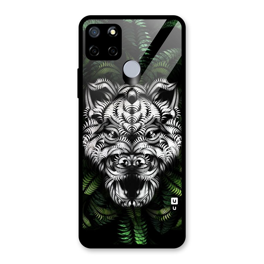 Aztec Art Tiger Glass Back Case for Realme Narzo 30A
