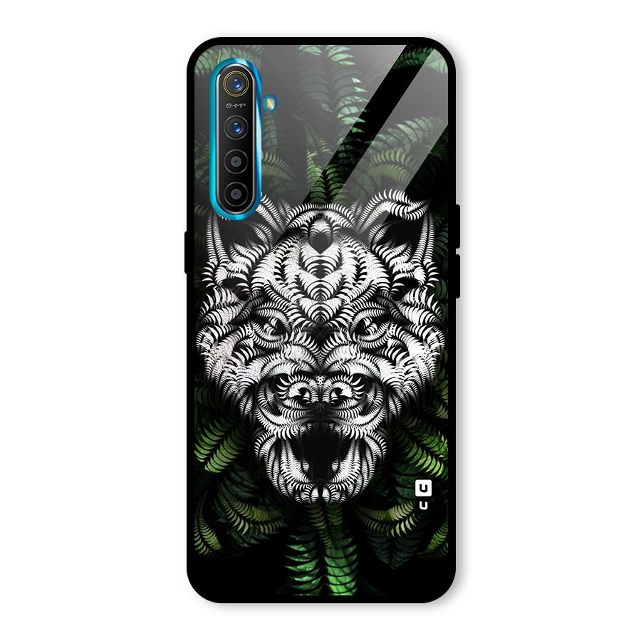Aztec Art Tiger Glass Back Case for Realme X2