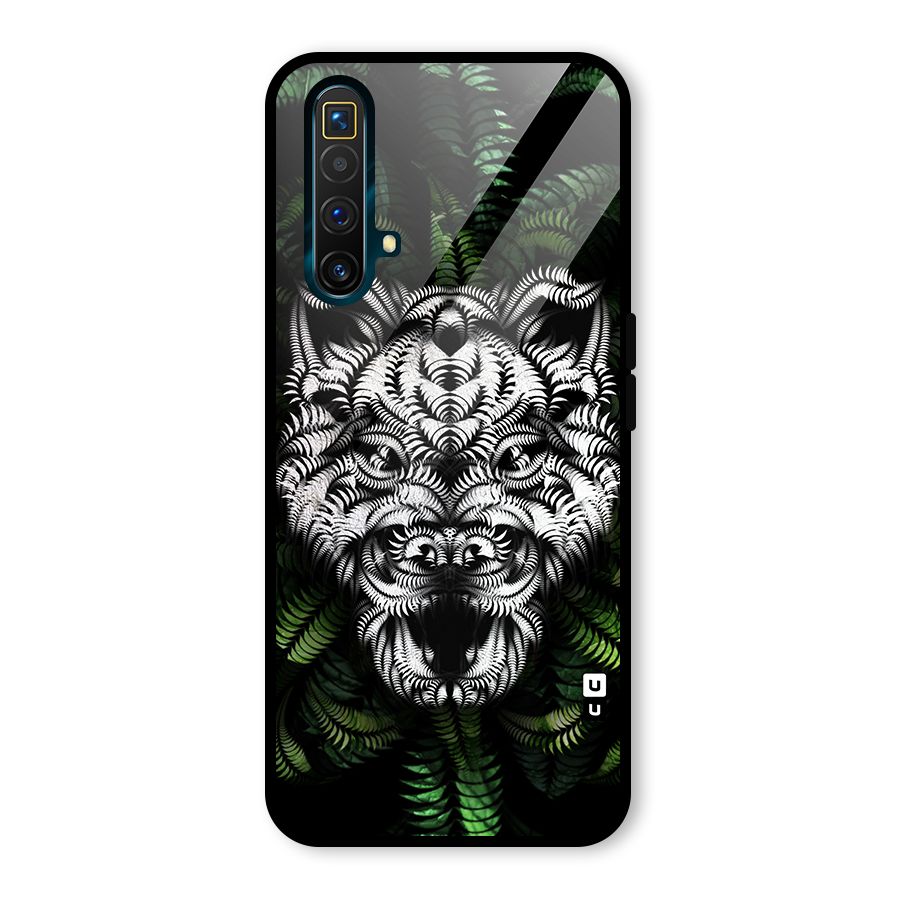 Aztec Art Tiger Glass Back Case for Realme X3 SuperZoom