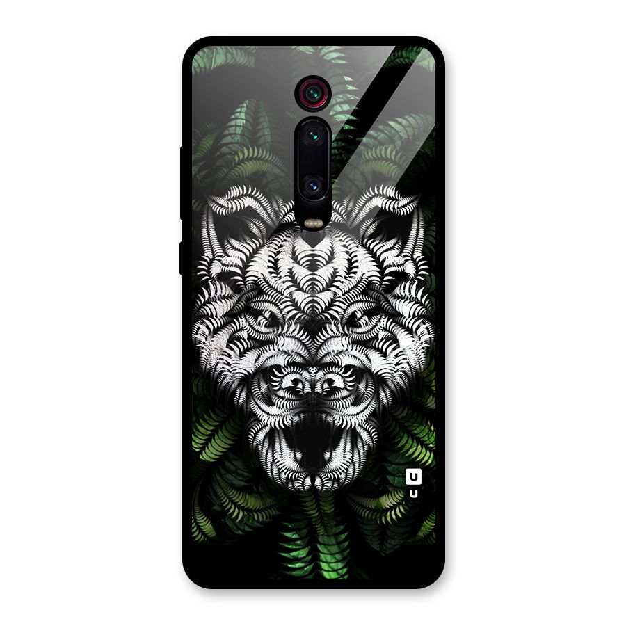 Aztec Art Tiger Glass Back Case for Redmi K20