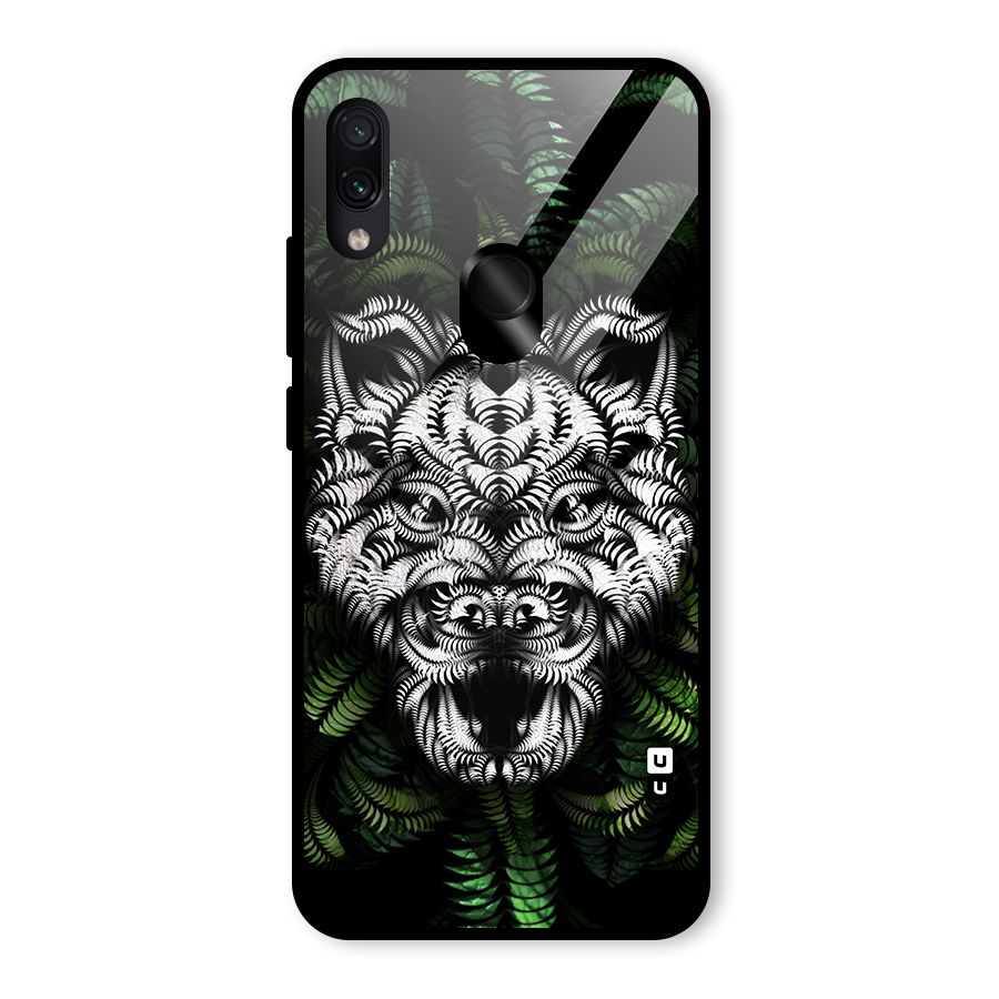 Aztec Art Tiger Glass Back Case for Redmi Note 7 Pro
