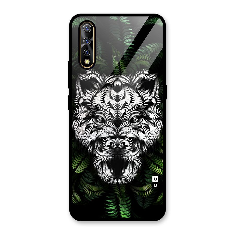 Aztec Art Tiger Glass Back Case for Vivo S1
