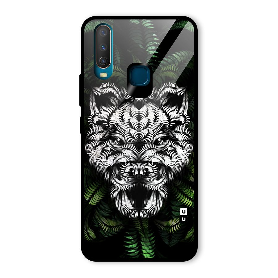Aztec Art Tiger Glass Back Case for Vivo U10