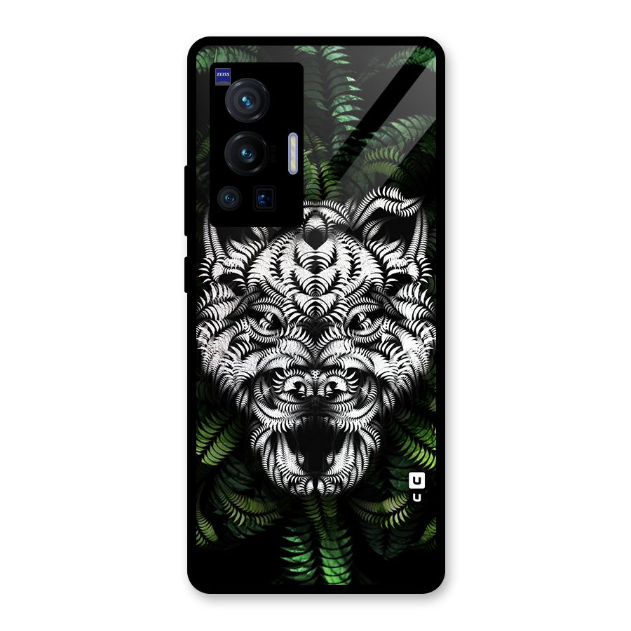 Aztec Art Tiger Glass Back Case for Vivo X70 Pro