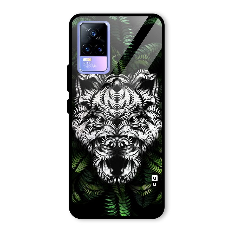 Aztec Art Tiger Glass Back Case for Vivo Y73