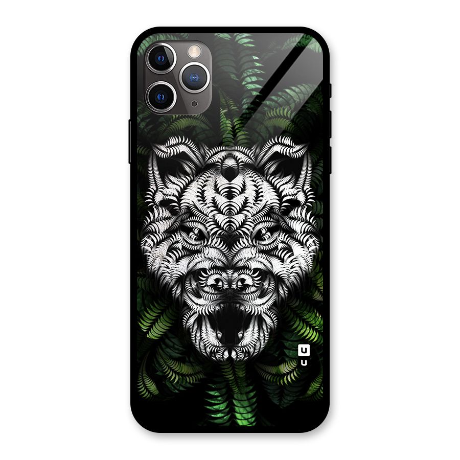 Aztec Art Tiger Glass Back Case for iPhone 11 Pro Max