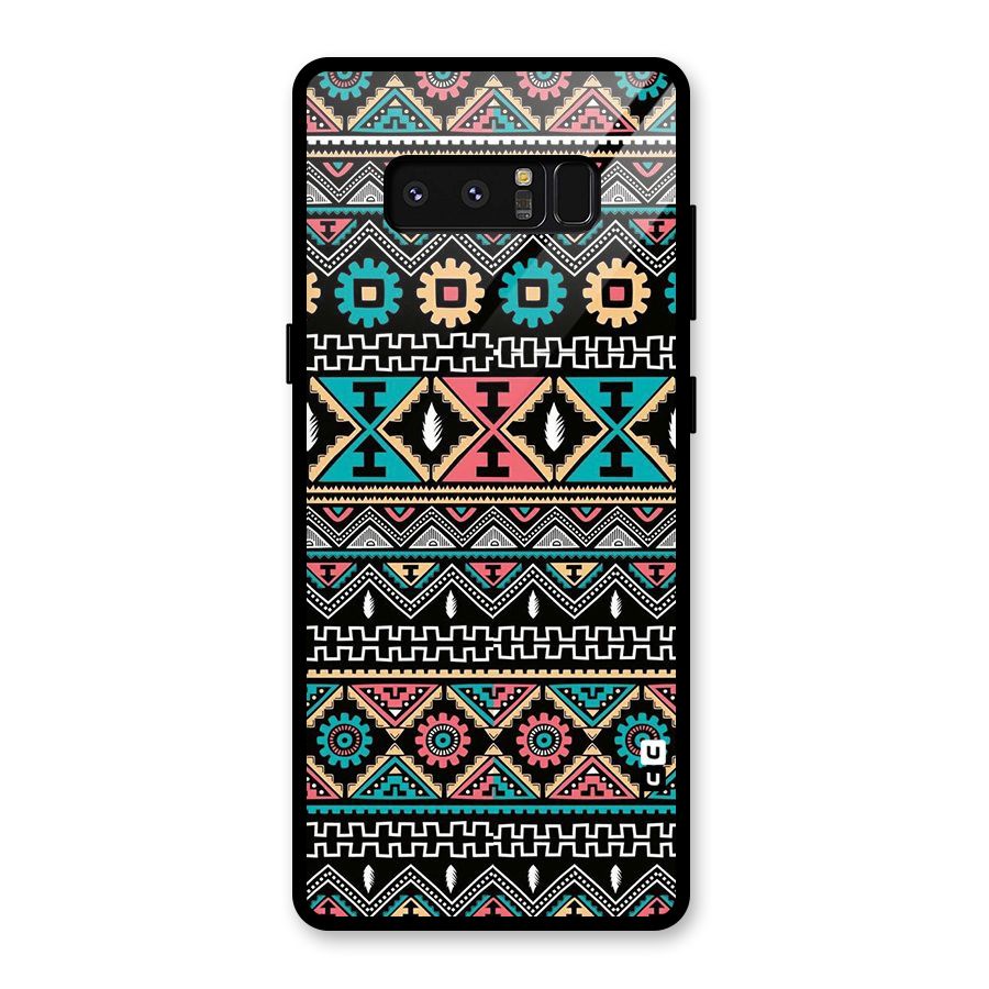Aztec Beautiful Creativity Glass Back Case for Galaxy Note 8