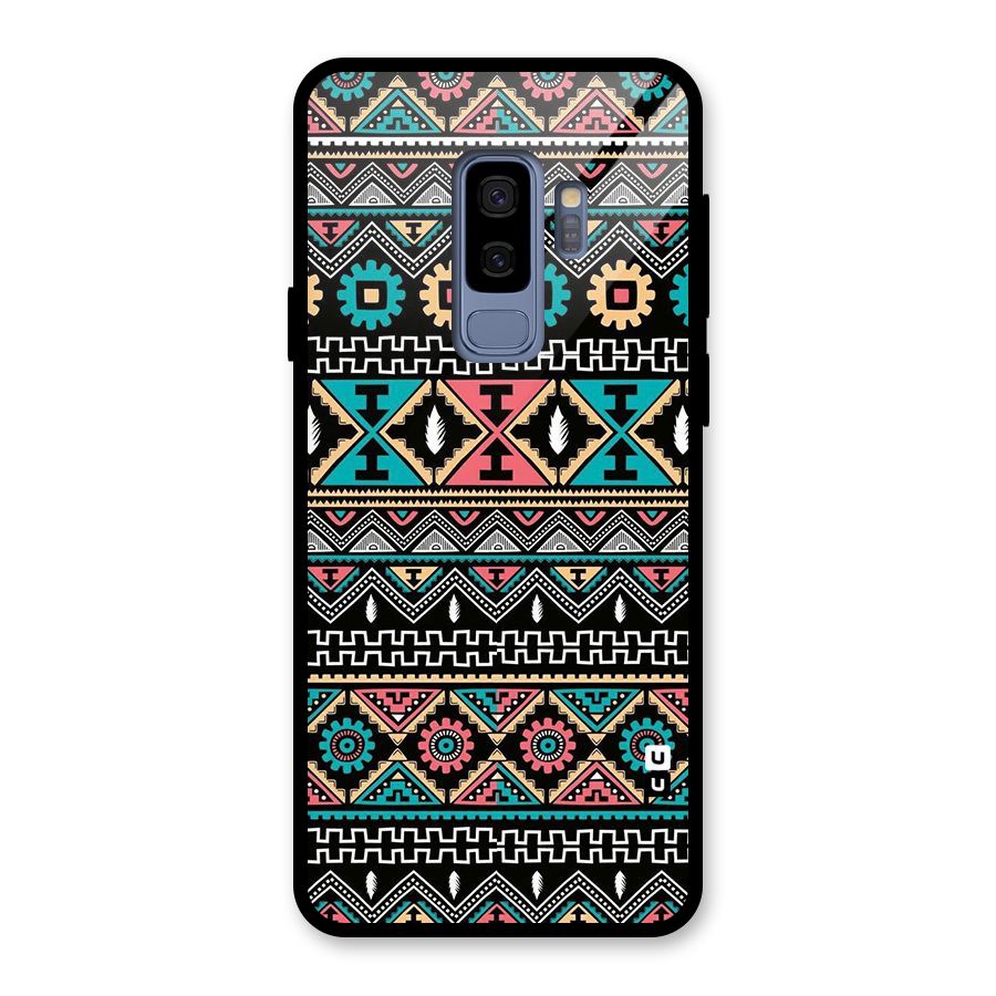 Aztec Beautiful Creativity Glass Back Case for Galaxy S9 Plus