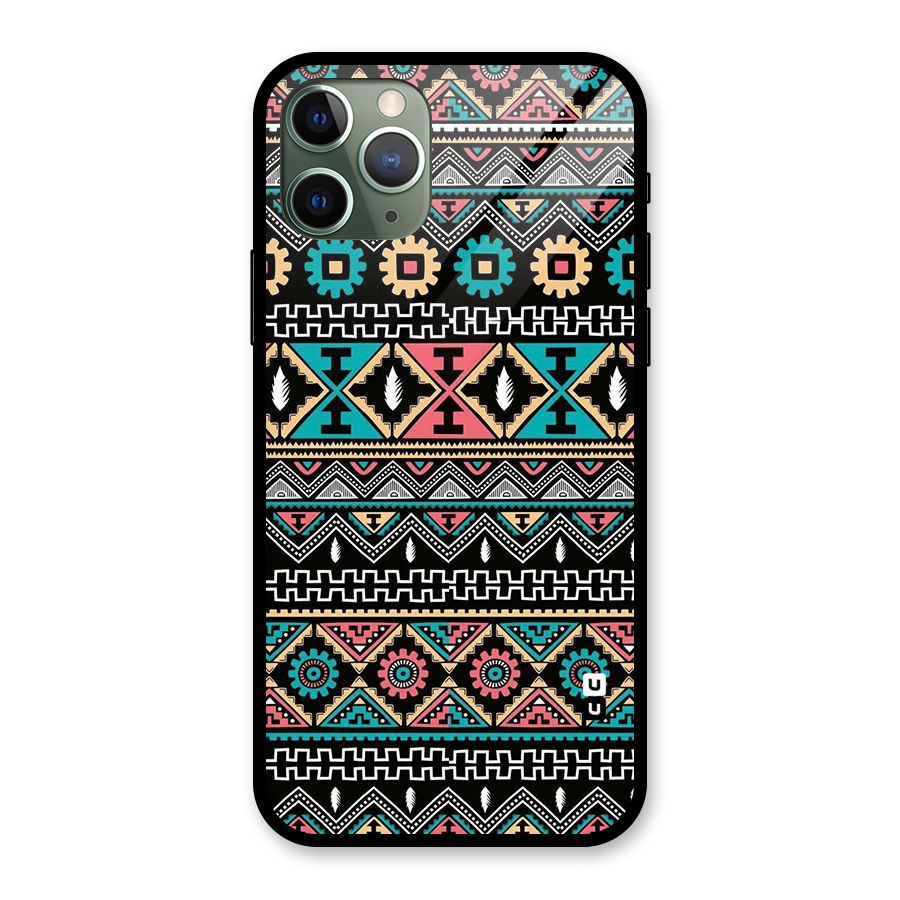 Aztec Beautiful Creativity Glass Back Case for iPhone 11 Pro