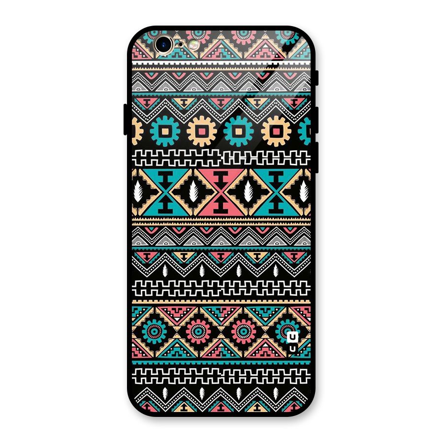 Aztec Beautiful Creativity Glass Back Case for iPhone 6 6S