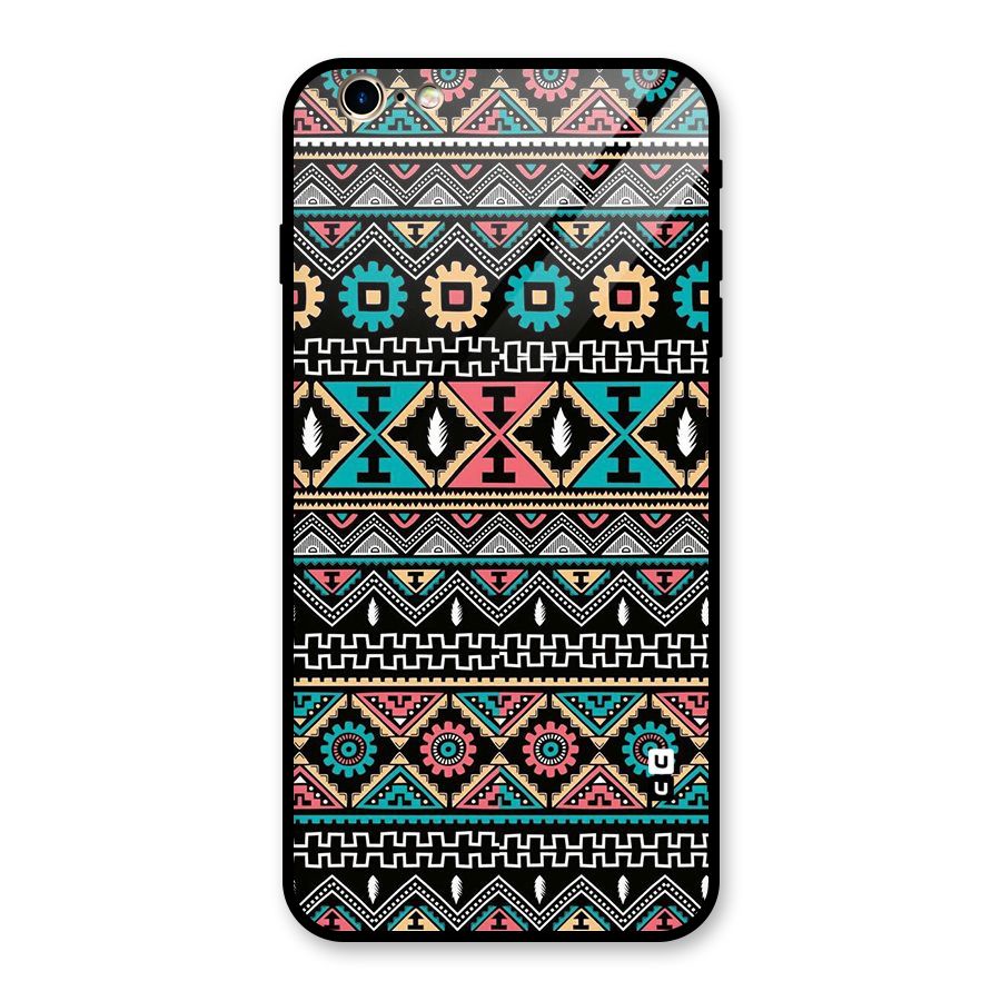 Aztec Beautiful Creativity Glass Back Case for iPhone 6 Plus 6S Plus
