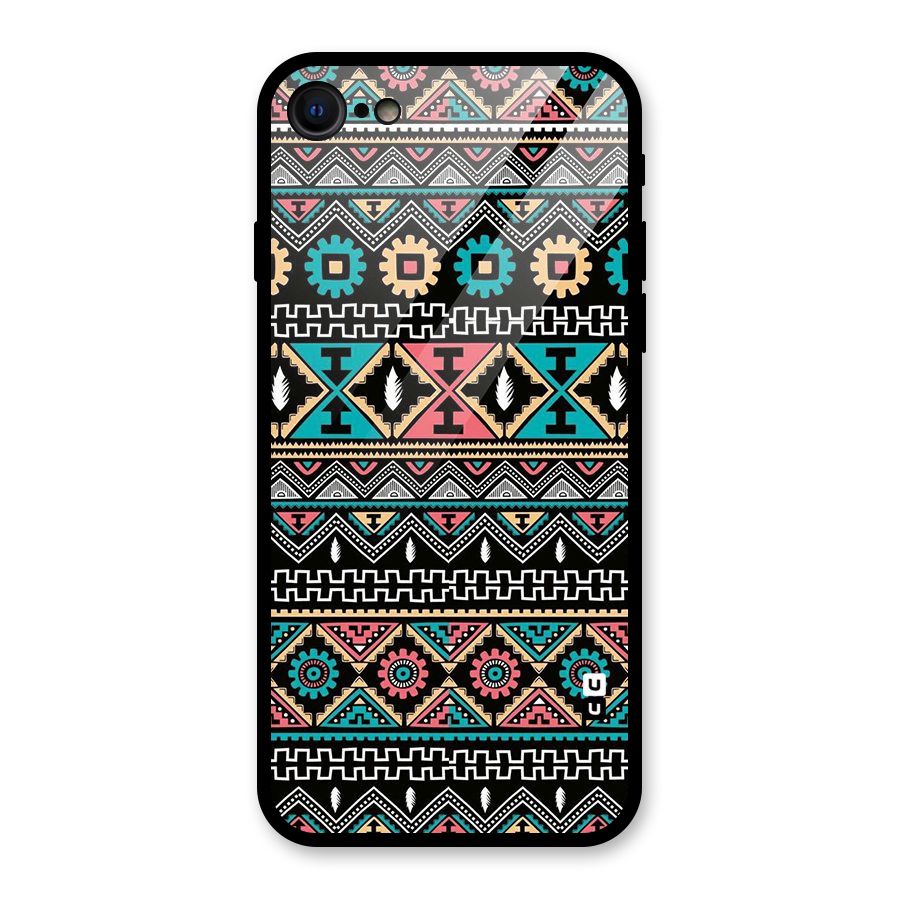 Aztec Beautiful Creativity Glass Back Case for iPhone 7