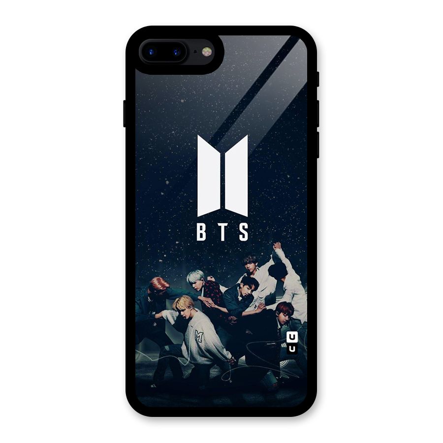 BTS Army All Glass Back Case for iPhone 8 Plus