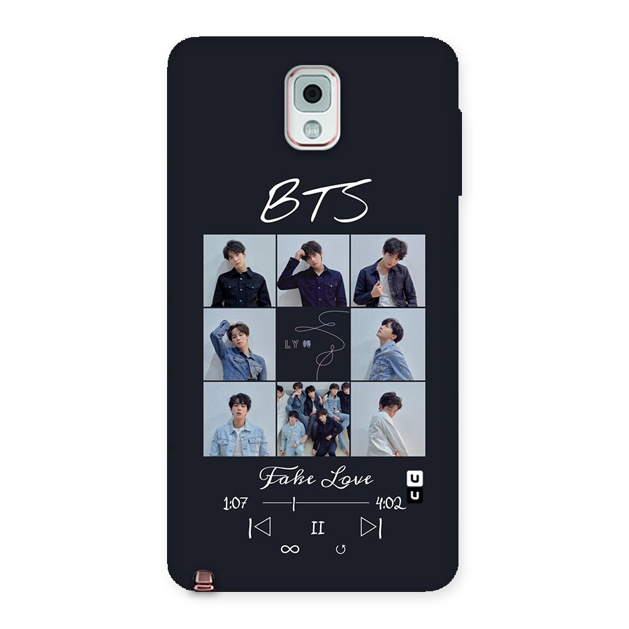 BTS Fake Love Back Case for Galaxy Note 3