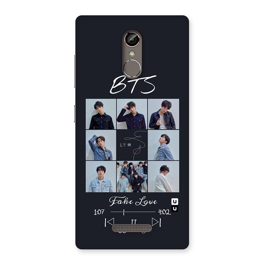 BTS Fake Love Back Case for Gionee S6s