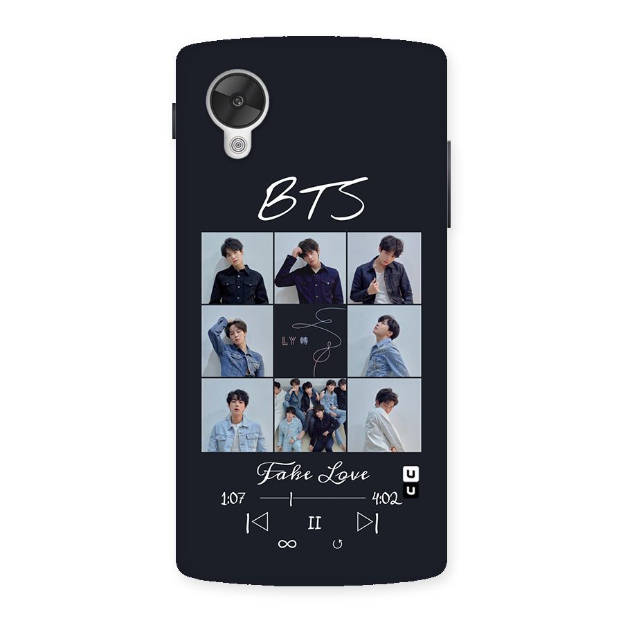 BTS Fake Love Back Case for Google Nexsus 5