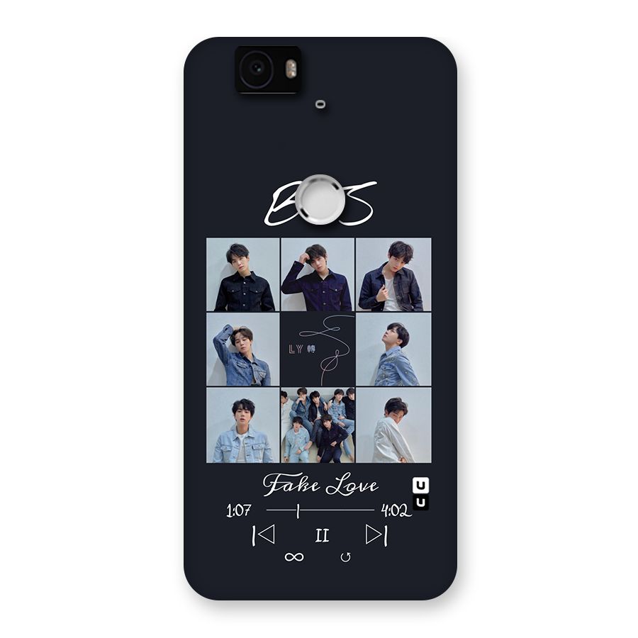 BTS Fake Love Back Case for Google Nexus-6P