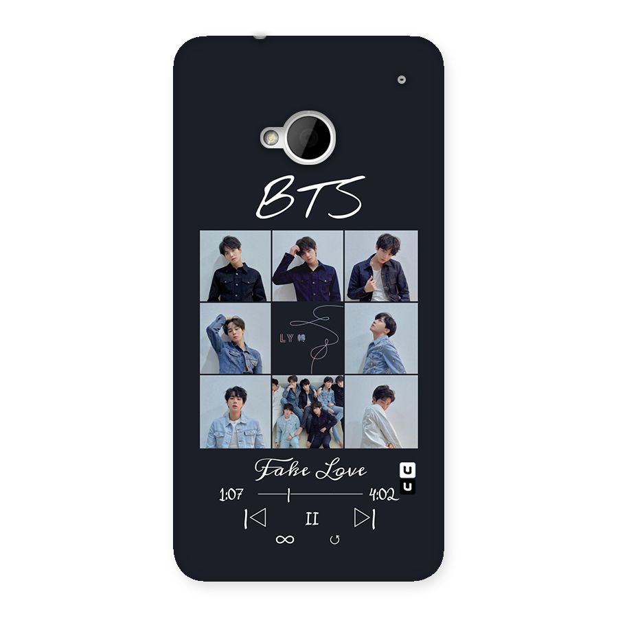 BTS Fake Love Back Case for HTC One M7