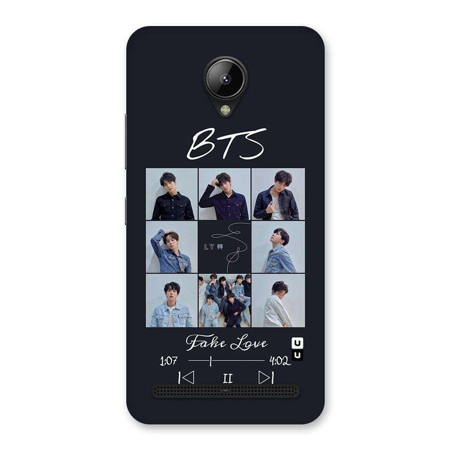 BTS Fake Love Back Case for Lenovo C2