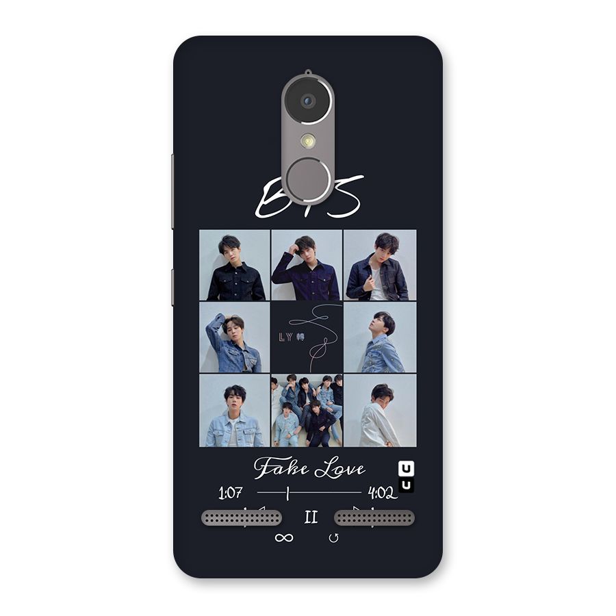BTS Fake Love Back Case for Lenovo K6 Power