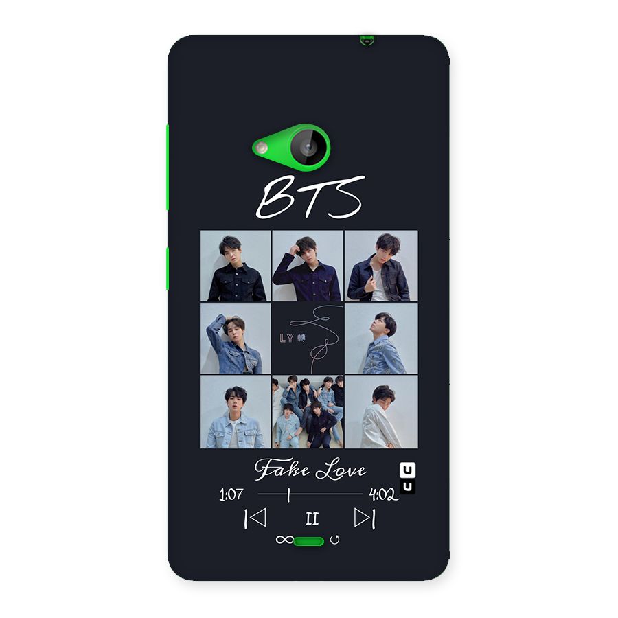 BTS Fake Love Back Case for Lumia 535