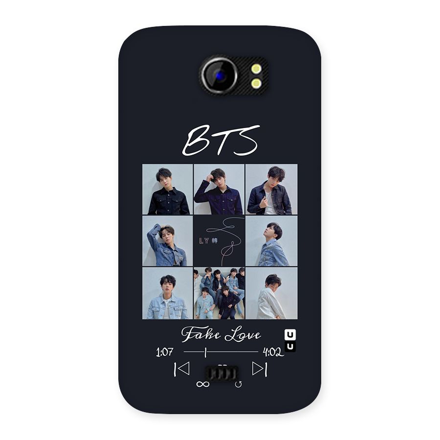 BTS Fake Love Back Case for Micromax Canvas 2 A110