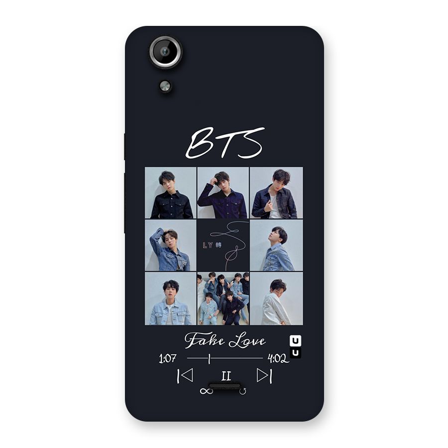 BTS Fake Love Back Case for Micromax Canvas Selfie Lens Q345