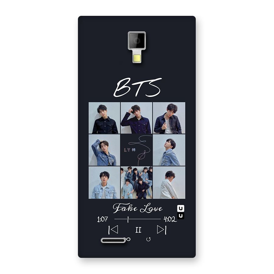 BTS Fake Love Back Case for Micromax Canvas Xpress A99