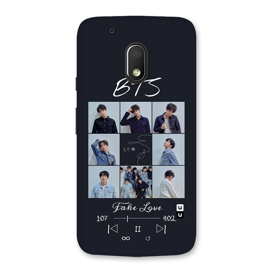 BTS Fake Love Back Case for Moto G4 Play