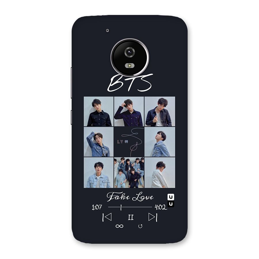 BTS Fake Love Back Case for Moto G5