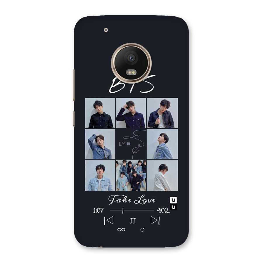 BTS Fake Love Back Case for Moto G5 Plus