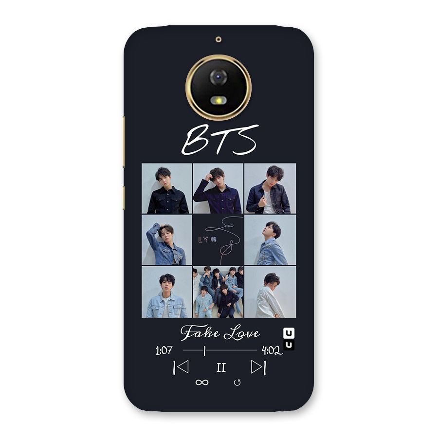 BTS Fake Love Back Case for Moto G5s