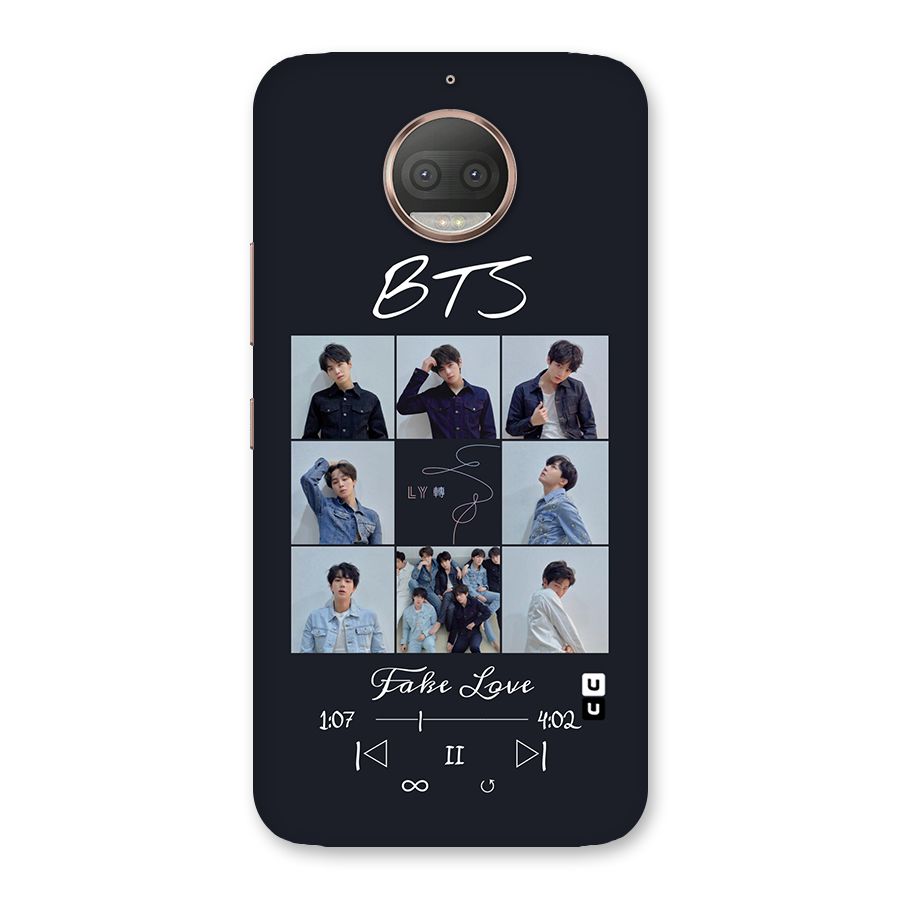 BTS Fake Love Back Case for Moto G5s Plus
