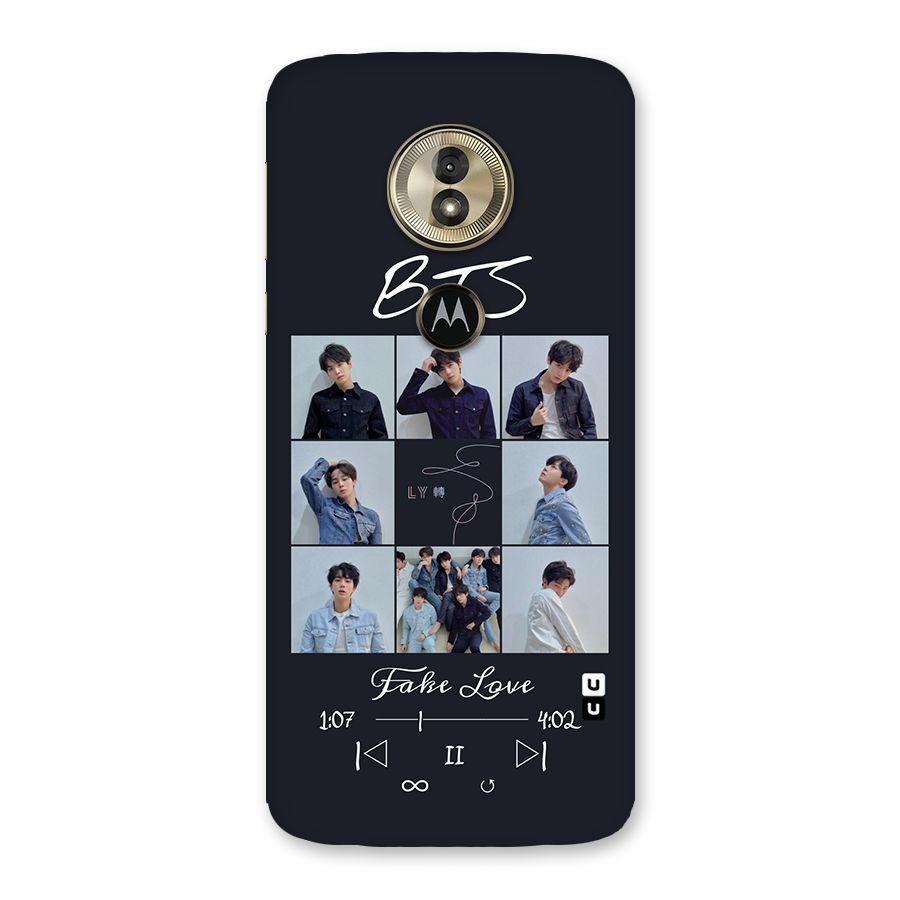 BTS Fake Love Back Case for Moto G6 Play