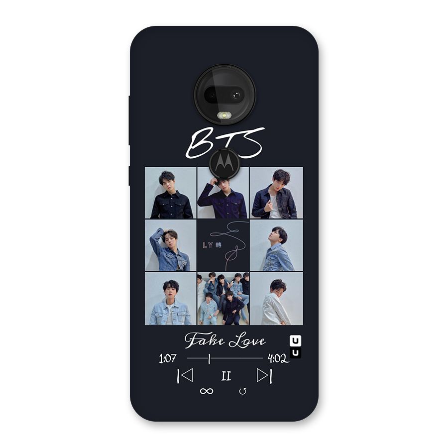 BTS Fake Love Back Case for Moto G7