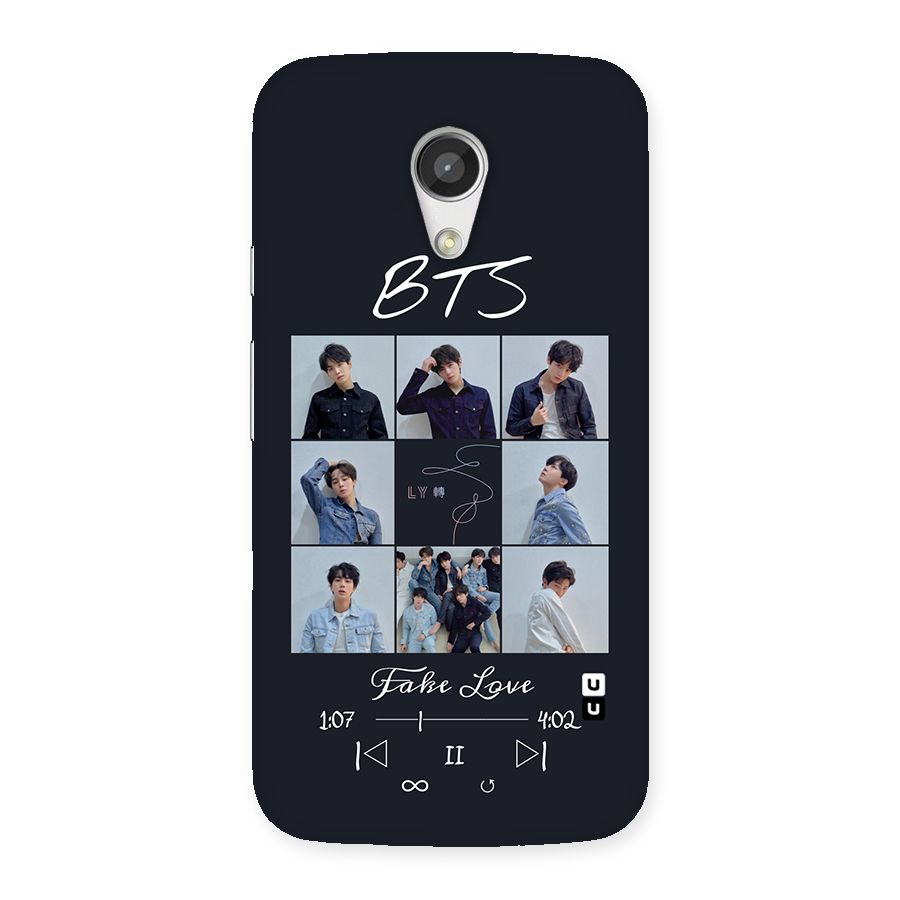 BTS Fake Love Back Case for Moto G 2nd Gen