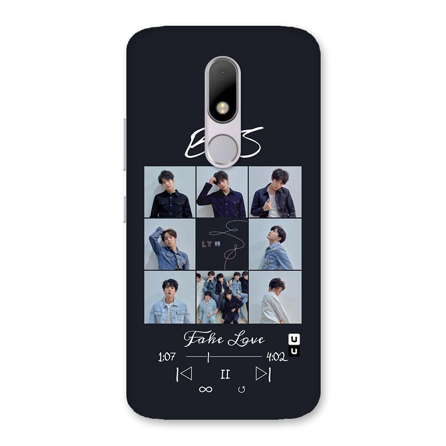 BTS Fake Love Back Case for Moto M